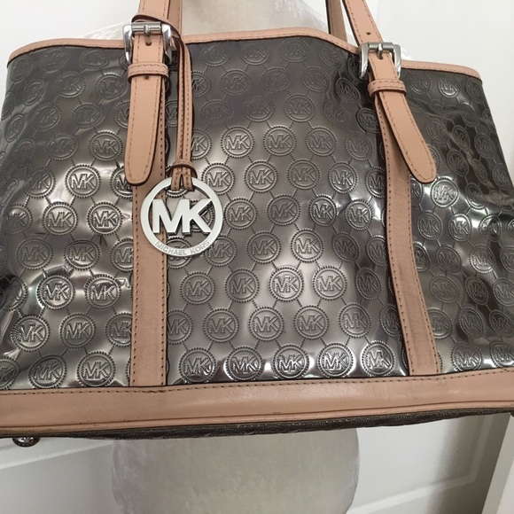 Michael kors tote bags silver and sand - Picture 2 of 12